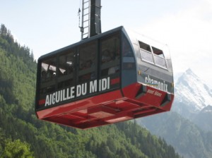 Photos du téléphérique de l'Aiguille du Midi