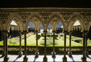 L'extérieur de l'abbaye Mont Saint Michel