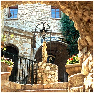 Le village de Eze, côte d’Azur