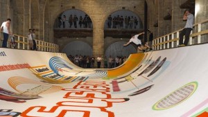 capc gigantesque rampe de skateboard Michel Majerus