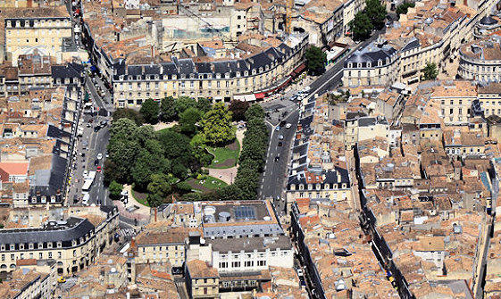 La Place Gambetta à Bordeaux