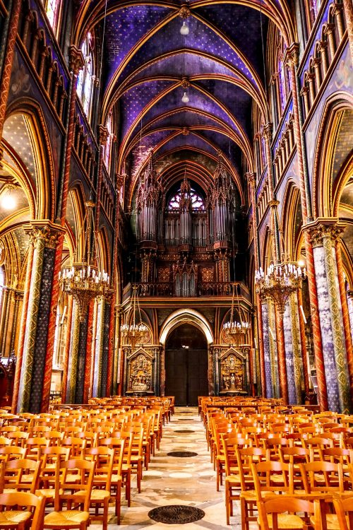 La nef de la cathédrale de Rouen